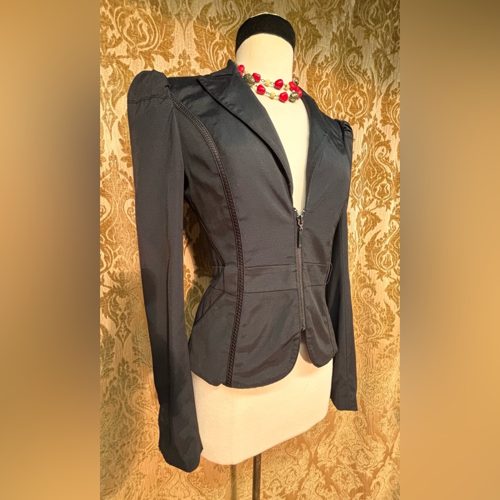 Bebe Black Fitted Blazer - image 1